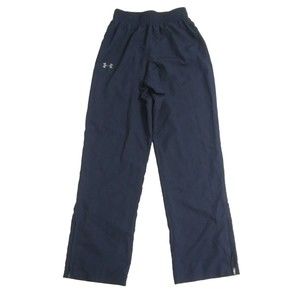 Under Armour Men's Small UA Vital Woven Track Gym Pants Navy Blue Loose